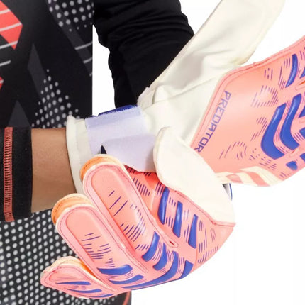 adidas Predator Glove Training Goalkeeper Gloves White and Orange JN5355