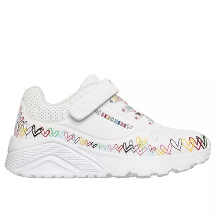 Skechers vaikiški UNO LITE HEART CRAZE sportiniai bateliai 314091L WMLT