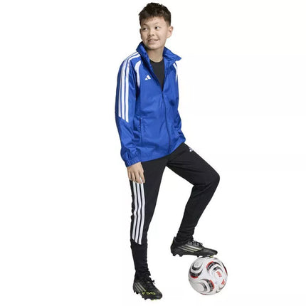 adidas Tiro 26 League Windbreaker Blue Kids Jacket JY9723