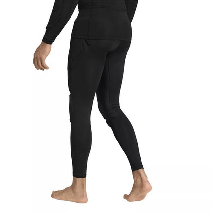 adidas Padded Goalkeeper Baselayer Long Leggings for Men, Black JZ9224
