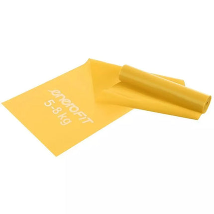 TRAINING TAPE FOR PILATES EXERCISES 2000x150x0.25MM 5-8KG YELLOW