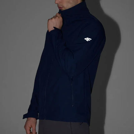 Vyriška softshell striukė 4F M548 tamsiai mėlyna 4FWSS26TSOFM548 31S