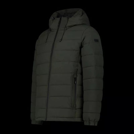 CMP men's winter sports jacket with hood, insulated, green (34K0167/F905)