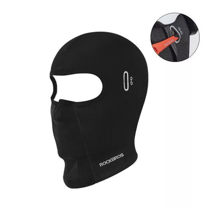 Rockbros LF8010 juoda dviračio balaklava