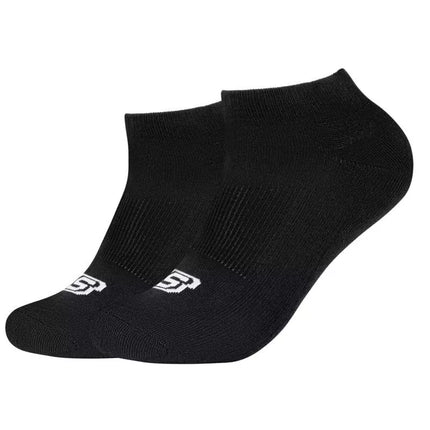 Skechers 2 poros pagrindinės sportinės kojinės su paminkštinimu SK43024-9999 Juoda 39-42