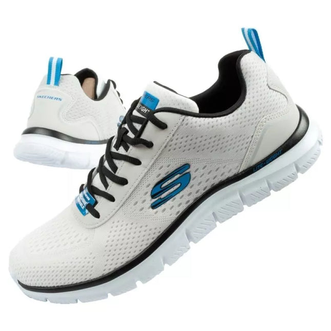 Skechers vyriški sportiniai batai Track-Ripkent patogūs lengvi madingi ecru