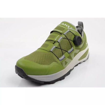 Aku men's trial trekking shoes Furiosa BOA Gore-tex Vibram fashionable green