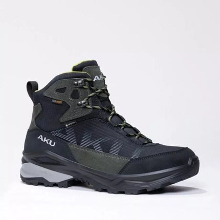 Vyriški trekingo sportiniai batai Adapta Gore-Tex odiniai juodi Aku