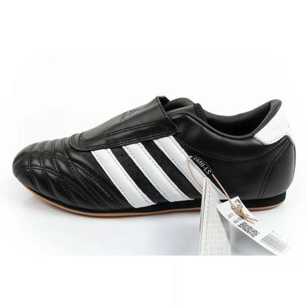 Adidas Women's Taekwondo Sports Shoes Black Leather Slip-On