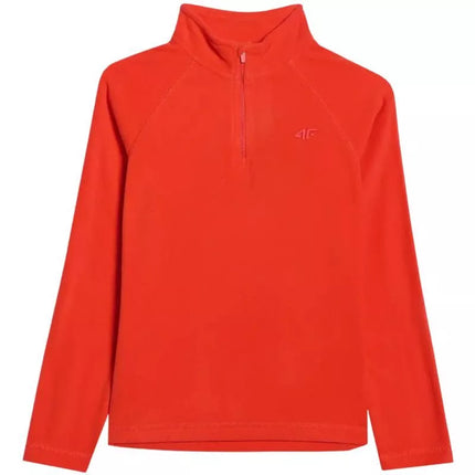 Fleece sweatshirt for boy 4F M058 red 4FJWAW25UFLEM058 62S