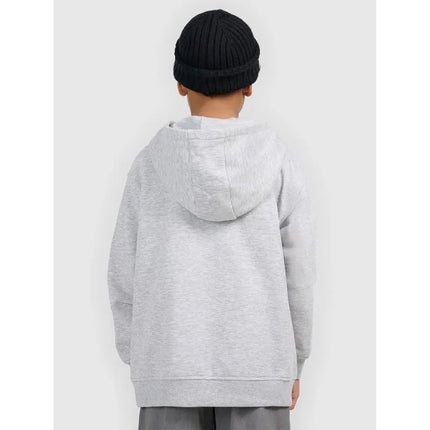 Boy's sweatshirt with hood, open, 4F 4FJWMM00TSWSM1860-25M