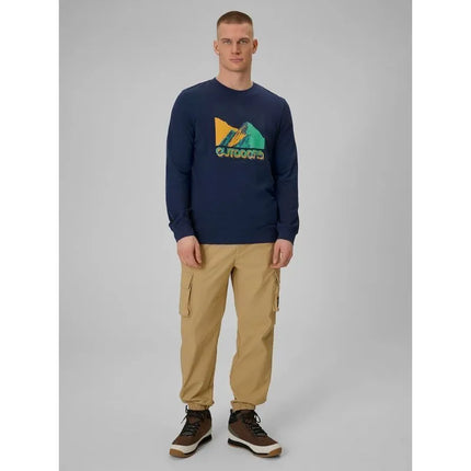 Longsleeve with print for men 4F 4FRAW25TLONM618-31S