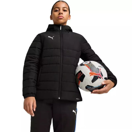 Puma Team Additions Vaikams su pamušalu striukė su gobtuvu Juoda 659738 03