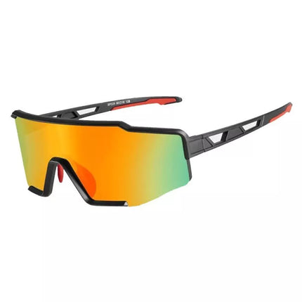 Rockbros poliarizuoti akiniai nuo saulės SP225BK juoda-raudona