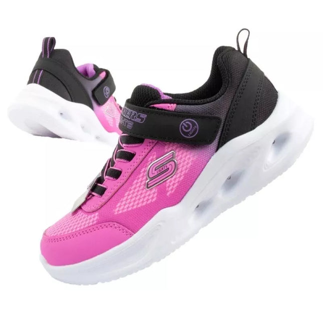 Skechers S Lights mergaičių sportiniai bateliai vaikams – patogūs, su LED