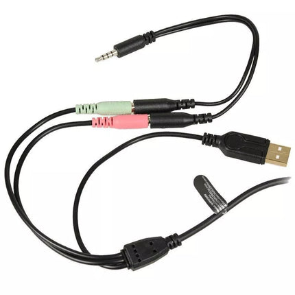 I-BOX X3 ŽAIDIMŲ AUSINĖS SU MIKROFONU, LED