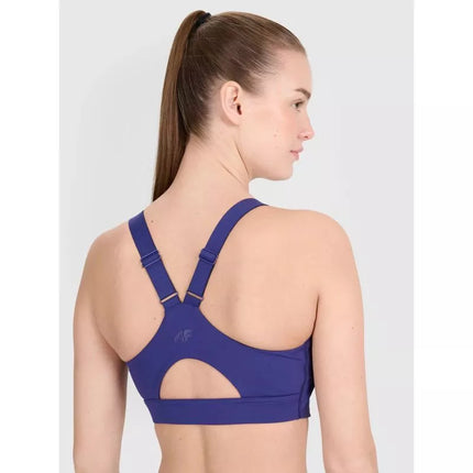 Women's medium support training bra 4F 4FWSS25USBAF150-30S