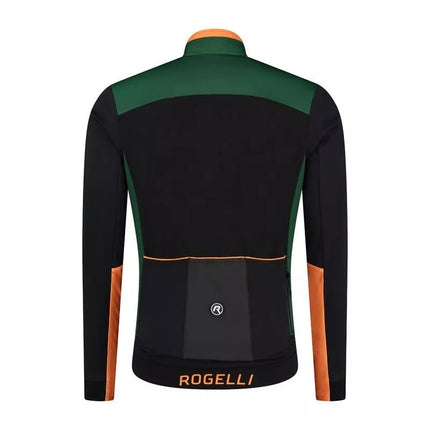 Rogelli žiemos striukė CADENCE žalia-juoda-oranžinė L