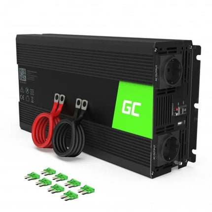 GREEN CELL INVERTER INV11 12V-230V 2000W/4000W PURE SINE WAVE