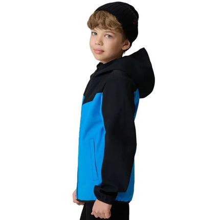 Berniukiška softshell striukė 4F M477 mėlyna 4FJWSS26TSOFM477 33S