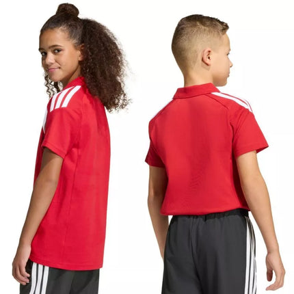 adidas Tiro 26 League Polo T-shirt for kids red KF3408