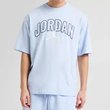 Vyriški "Air Jordan" "Brooklyn Arch Logo" marškinėliai Mėlyni - IB7347-407