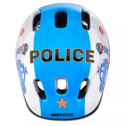 Meteor KS06 S 17443 Dviračio Šalmas 48-52 cm Policija