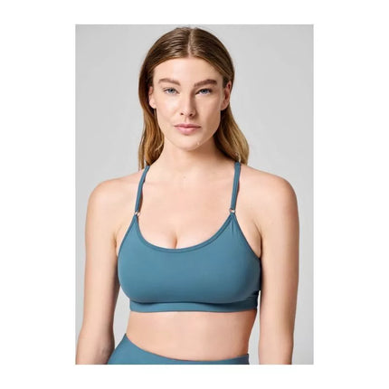 CASALL Strappy Sports Bra Blue