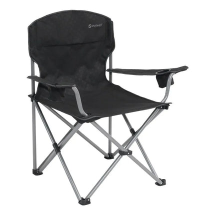 Kempingo kėdė Outwell Catamarca XL, 4 kojos, juoda