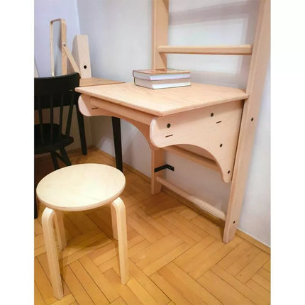 A DESK COVER FOR A WOODEN LADDER FOR A PULL-UP BAR BENCHK BT204