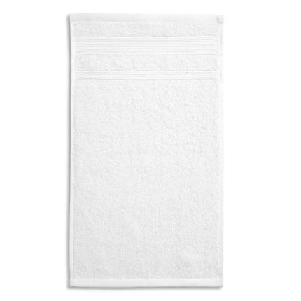 Mažas Unisex ekologiškas rankšluostis (GOTS) (Baltas)