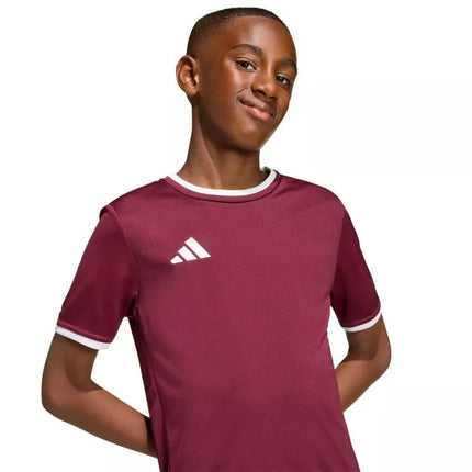 adidas Entrada 26 Jersey bordo vaikiški marškinėliai JZ2530