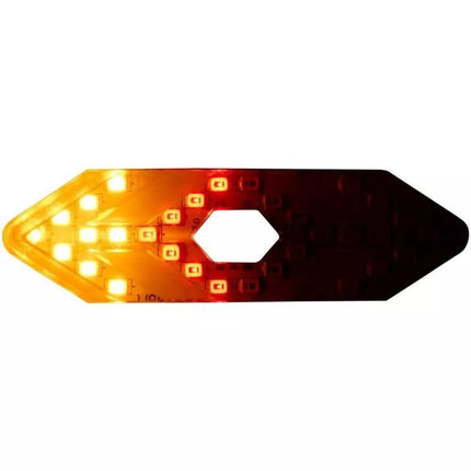 DUNLOP Galinė dviračio lemputė su LED indikatoriumi ir USB įkrovimu