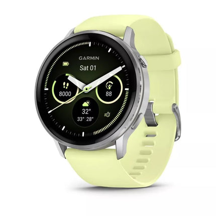 GARMIN Venu 4 45mm pilkos, sidabrinės, citrininės spalvos išmanusis laikrodis