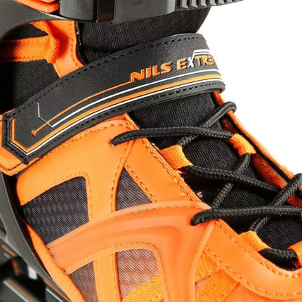 Riedučiai NILS Extreme NA14112, juodi ir oranžiniai, 39 dydis