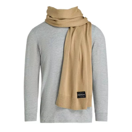 Calvin Klein CK Rudas Žieminis Šalikas su logotipu - LZ04D8081G-PF2