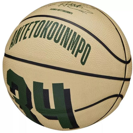 Wilson NBA žaidėjo ikona Giannis Antetokounmpo Mini kamuolys WZ4007501XB Krepšinis