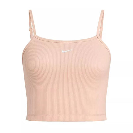 Nike Sportswear Essential Šonkauliuotas trumpas viršutinis drabužis Atmosphere/White - DM6737-610