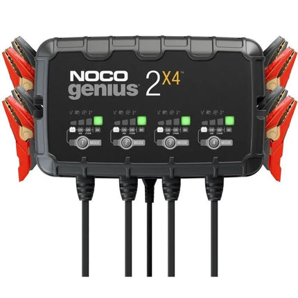 GENIUS2X4 8A 4-ių kanalų akumuliatorių įkroviklis