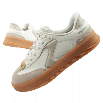 Skechers moteriški sportbačiai Lifted Luxe ekru balta Slip-Ins