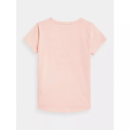 100% cotton plain girls' T-shirt 4F Junior
