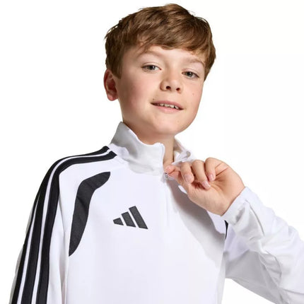 adidas Tiro 26 Lygos treniruočių džemperis vaikams Baltas KC3696