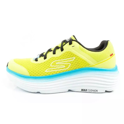 Vyriški Skechers Max Cushioning lengvi laimo spalvos bėgimo bateliai