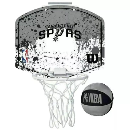 Wilson NBA komandos San Antonio Spurs mini krepšinio lankas su lenta WTBA1302SAN