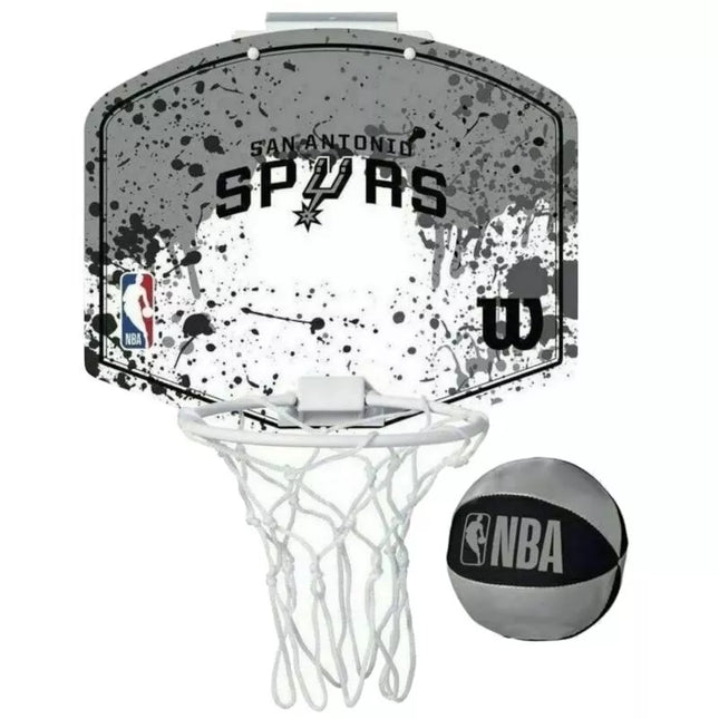 Wilson NBA komandos San Antonio Spurs mini krepšinio lankas su lenta WTBA1302SAN