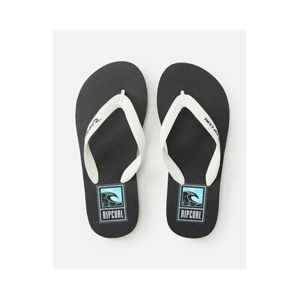 RIP CURL Line Up Open Toe Flip-Flops - Boy - Black