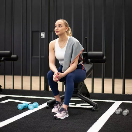 Meteor rankšluostis L 80 x 130 cm pilkas 31556