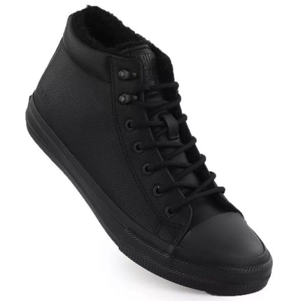 Men's black insulated high-top sneakers Big Star OO174607