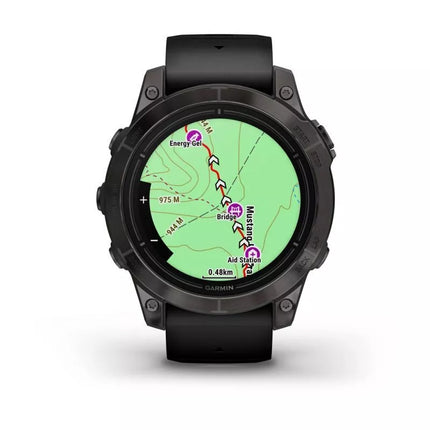 Garmin EPIX PRO g2 47mm Safyrinis Anglies pilkos spalvos su DLC danga, Titano juodumo