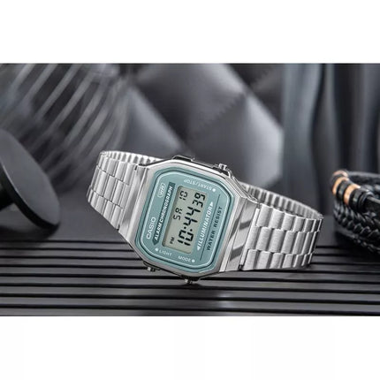 Vyriškas laikrodis CASIO VINTAGE A168WA-3AYES + DĖŽUTĖ